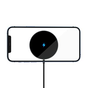 Incarcator Wireless Magnetic Compact, Kubetron, 15W, Mag Safe, Qi Standard, Pentru iPhone 12, 13, 13 Pro Max
