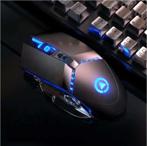 Mouse Gaming Silentios Kubetron - 3200DPI, Multicolor, Precizie, Ergonomie, Performanta, Negru - imagine 3