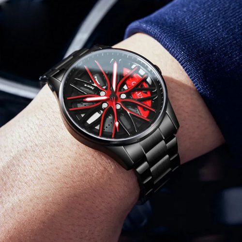 Ceasul Rim Watch: Detalii 3D din curse și protecție premium cu safir - imagine 4